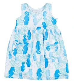 Girls' Seahorse Reef UPF 50+ Dress (Baby, Toddler, Little Kid)