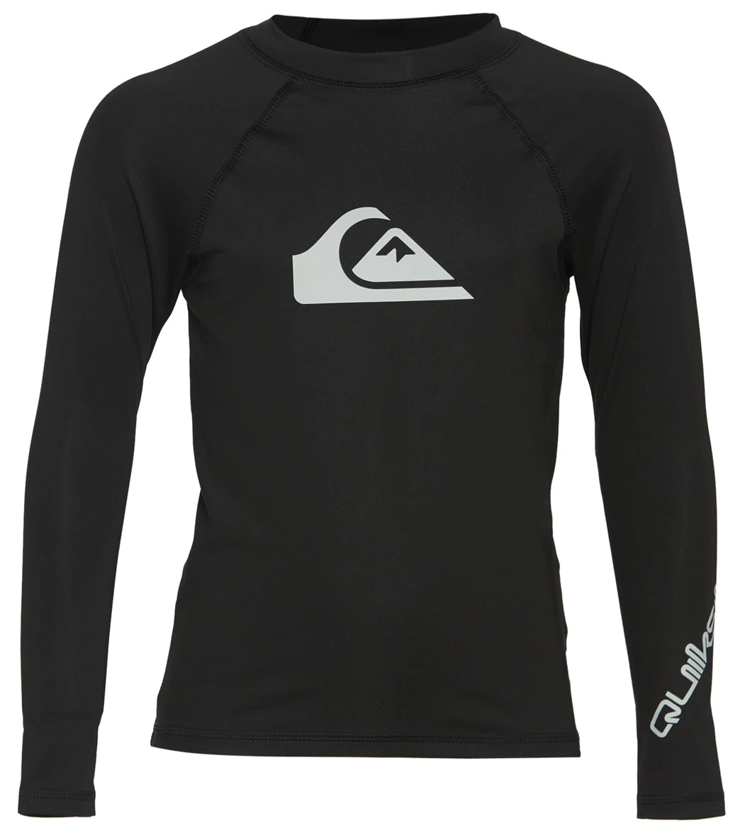 Quiksilver Boys' All Time Long Sleeve UPF 50 Rash Guard (Toddler, Little Kid) 1 Quiksilver Boys' All Time Long Sleeve UPF 50 Rash Guard (Toddler, Little Kid)