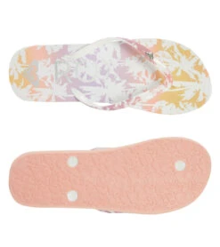 Roxy Girls' Pebbles VII Flip Flop (Little Kid, Big Kid) -Roxy Zone 7430138003624 sunset 4a