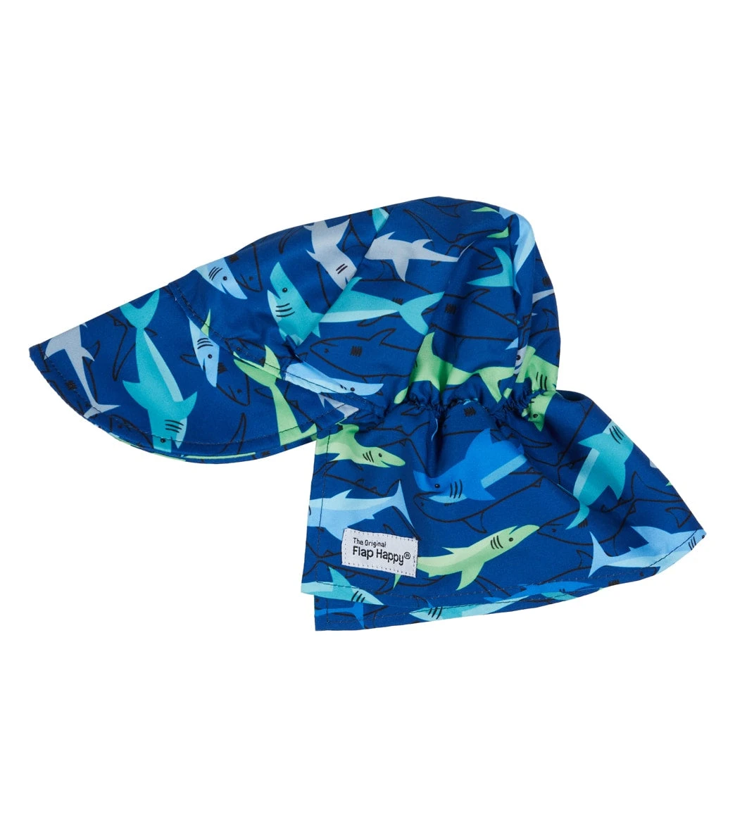 Boys' Sharky UPF 50+ Original Flap Hat 1 Boys' Sharky UPF 50+ Original Flap Hat