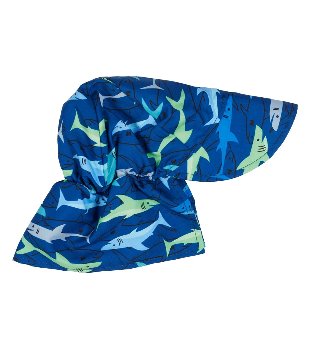 Boys' Sharky UPF 50+ Original Flap Hat 2 Boys' Sharky UPF 50+ Original Flap Hat - Image 2