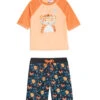 Boys' Jungle Boogie Short Sleeve Rashguard Set With Hat (Baby, Toddler)