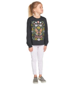 Volcom Girls' Made From Stoke Long Sleeve Tee (Big Kid) -Roxy Zone 7507620987048 black 3a