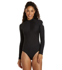 Rip Curl Women's Premium Back Zip Long Sleeve UPF 50 One Piece SwimSuit