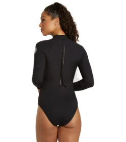 Rip Curl Women's Premium Back Zip Long Sleeve UPF 50 One Piece SwimSuit 6 Rip Curl Women's Premium Back Zip Long Sleeve UPF 50 One Piece SwimSuit -Roxy Zone 7508549435560 black 3a