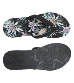 Roxy Women's Vista Loreto Flip Flop -Roxy Zone 7566760509608 blackwpink 4a