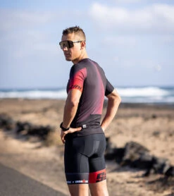 Santini Men's Ironman Ikaika Triathlon Jersey 13 Santini Men's Ironman Ikaika Triathlon Jersey -Roxy Zone 7574010822824 red 7a