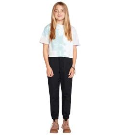 Volcom Girls' Frochickie Jogger Pants (Big Kid) -Roxy Zone 7585914519720 black 8a