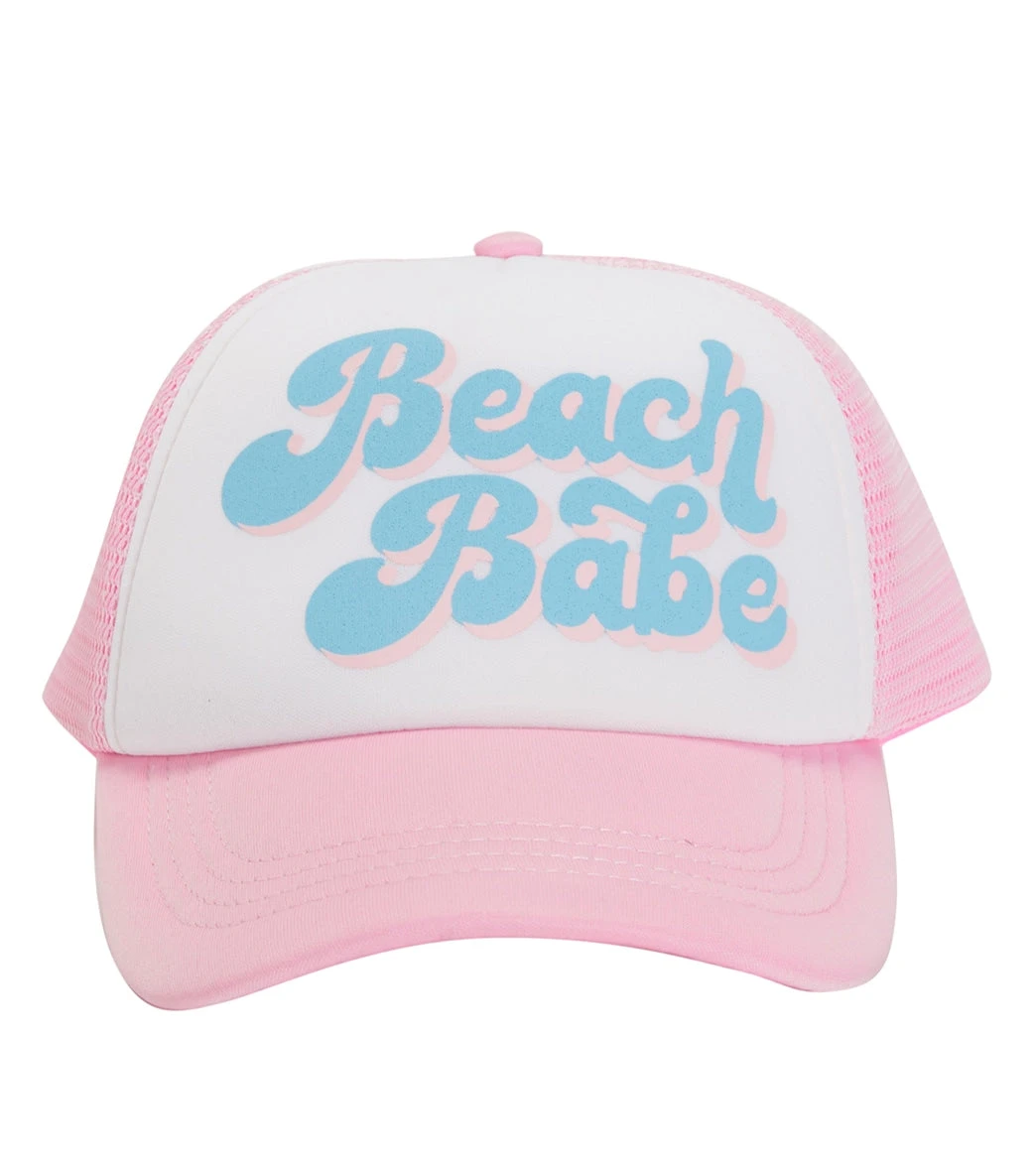 Kids' Beach Babe Trucker Hat (Baby, Toddler, Little Kid) 2 Kids' Beach Babe Trucker Hat (Baby, Toddler, Little Kid) - Image 2