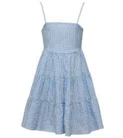 Girls' Cornflower Stripe Beach Dress (Little Kid, Big Kid)