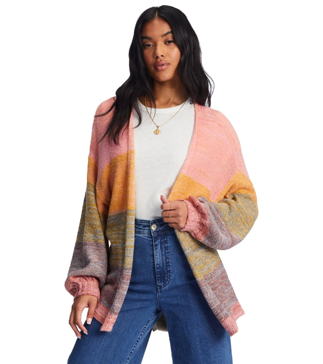 Billabong Women's Surf Check Cardigan 2 Billabong Women's Surf Check Cardigan - Image 2