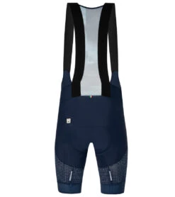 Santini Men's Forza Indoor Training Bib Shorts -Roxy Zone 7609137660072 nauticablue 3a