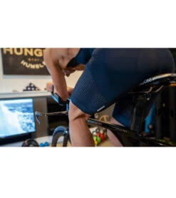 Santini Men's Forza Indoor Training Bib Shorts -Roxy Zone 7609137660072 nauticablue 6a