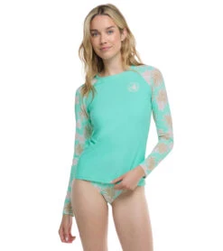 Body Glove Women's Wahine Sleek Long Sleeve UPF 50 Rash Guard
