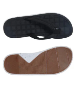 Volcom Men's V.CO Draft Flip Flops -Roxy Zone 7647487000744 blackwhite 4a