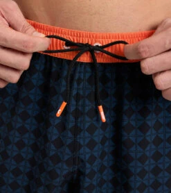 Arena Men's 50th Anniversary Beach Bermuda Shorts -Roxy Zone 7658040295592 blackmultinespolawhite 4a