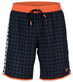 Arena Men's 50th Anniversary Beach Bermuda Shorts -Roxy Zone 7658040295592 blackmultinespolawhite 6a