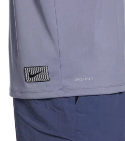 Nike Men's Swoosh Line Short Sleeve Rash Guard -Roxy Zone 7756939526312 ashenslate 4a