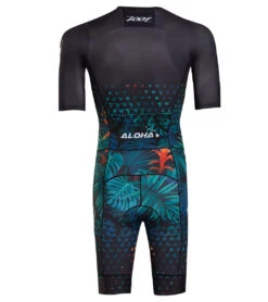 ZOOT Men's Ltd Tri Aero Fz Racesuit -Roxy Zone 7757439762600 aliiblackzoot 3a