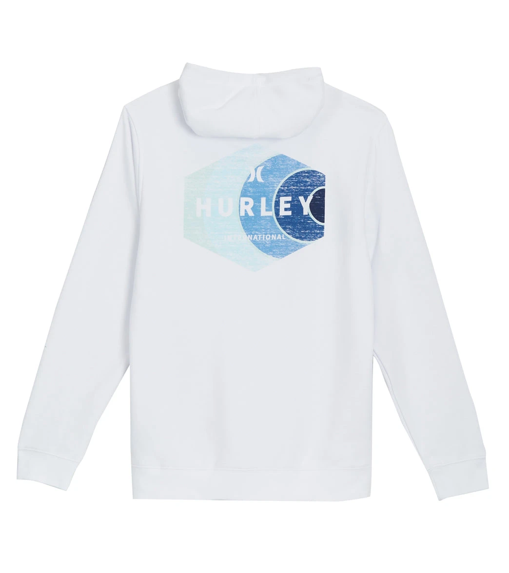 HURLEY Men's Seaside Fleece Pullover Hoodie 2 HURLEY Men's Seaside Fleece Pullover Hoodie - Image 2