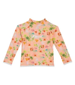Rip Curl Girls' Vacation Club Long Sleeve Rashguard (Toddler, Little Kid)