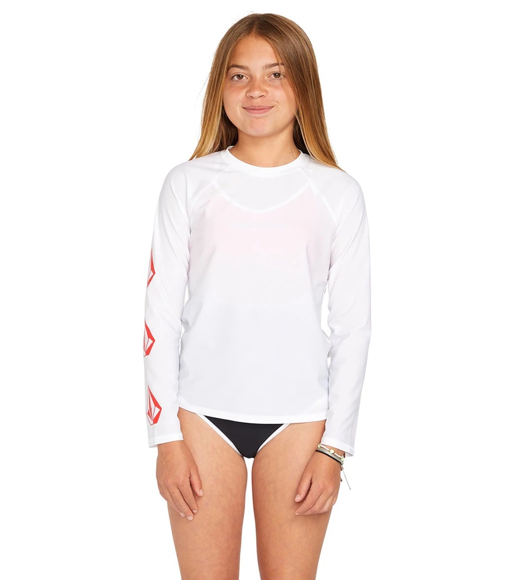 Volcom Girls' Simply Core Long Sleeve Rashguard (Big Kid) 1 Volcom Girls' Simply Core Long Sleeve Rashguard (Big Kid)