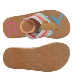 Roxy Girls' RG Chika HI Flip Flop -Roxy Zone 7777951842472 bajabluecrazypink 4a