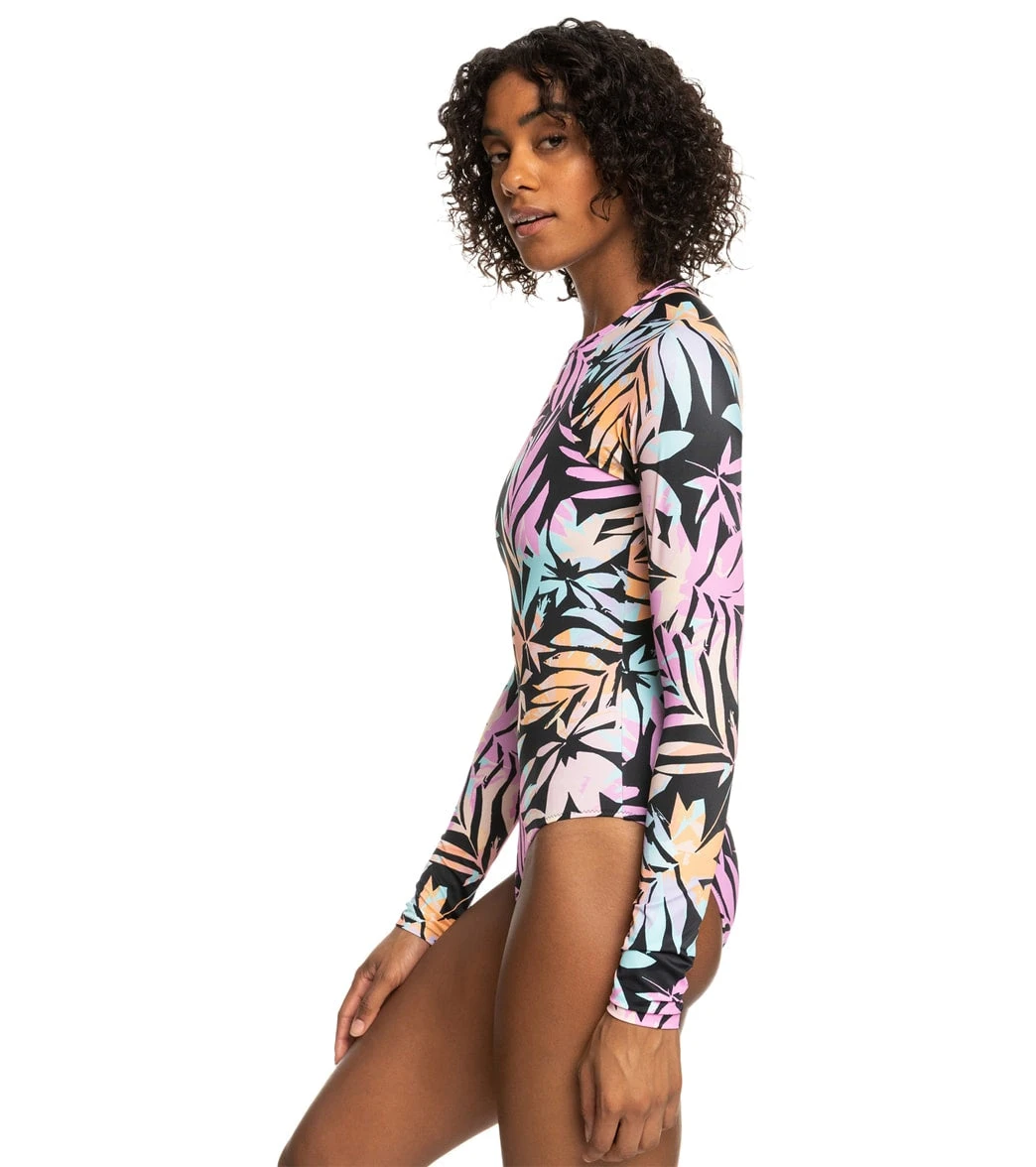 Women's Roxy Active Onesie Back Zip UPF 50 One Piece Swimsuit 2 Women's Roxy Active Onesie Back Zip UPF 50 One Piece Swimsuit - Image 2